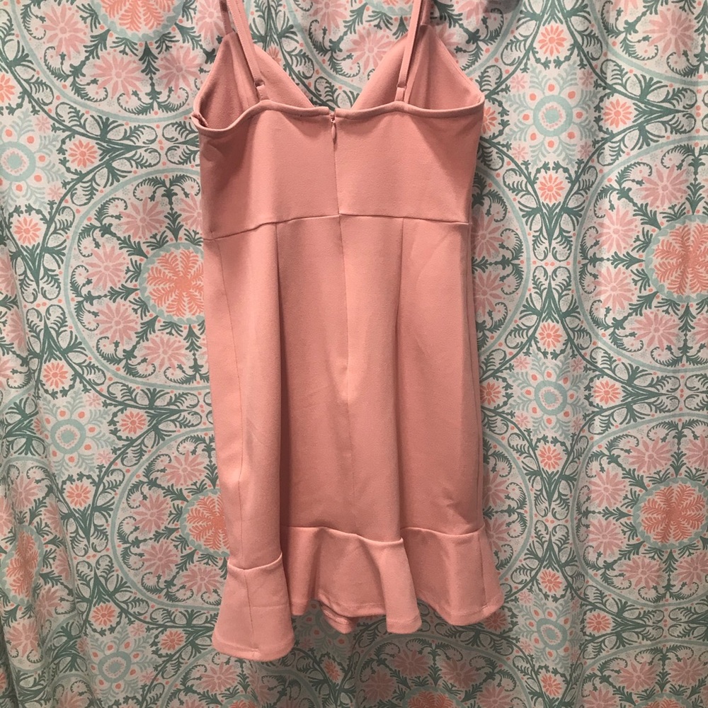 2/$10 NWT Bodycon Ruffle Dress - Picture 4 of 5